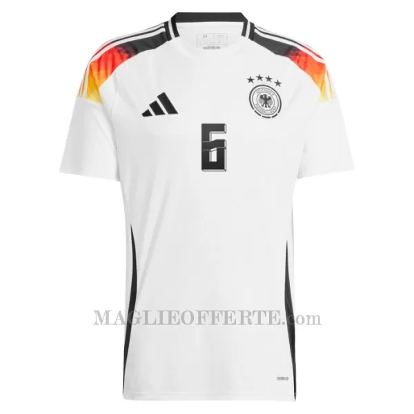 Maglia Germania Joshua Kimmich 6 Gara Home Euro 2024