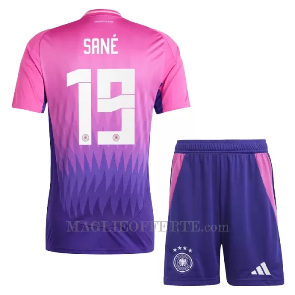 Maglia Germania Leroy Sané 19 Bambino Gara Away Euro 2024