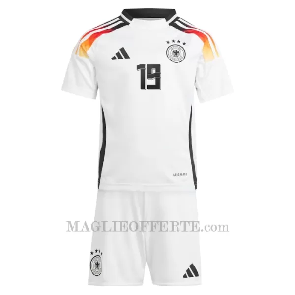 Maglia Germania Leroy Sané 19 Bambino Gara Home Euro 2024