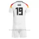 Maglia Germania Leroy Sané 19 Bambino Gara Home Euro 2024