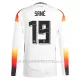 Maglia Germania Leroy Sané 19 Gara Home Euro 2024 Maniche Lunghe