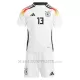 Maglia Germania Thomas Müller 13 Bambino Gara Home Euro 2024