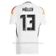 Maglia Germania Thomas Müller 13 Gara Home Euro 2024