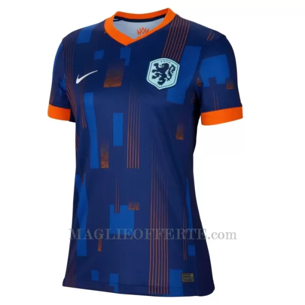 Maglia Paesi Bassi Donna Gara Away Euro 2024