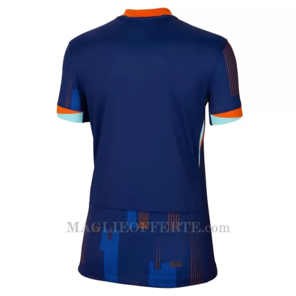 Maglia Paesi Bassi Donna Gara Away Euro 2024