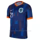 Maglia Paesi Bassi Frenkie de Jong 21 Bambino Gara Away Euro 2024