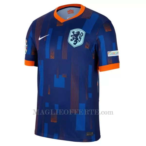 Maglia Paesi Bassi Gara Away Euro 2024