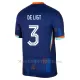 Maglia Paesi Bassi Matthijs de Ligt 3 Bambino Gara Away Euro 2024