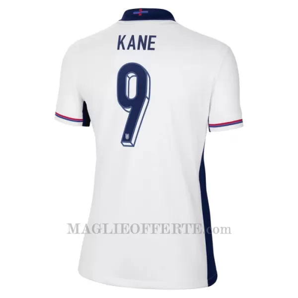 Maglia Inghilterra Harry Kane 9 Donna Gara Home Euro 2024