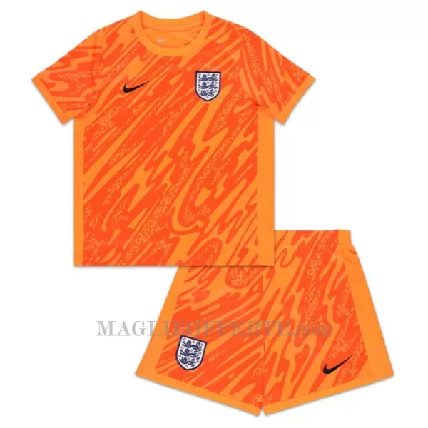 Maglia Portiere Inghilterra Bambino Euro 2024 Arancia