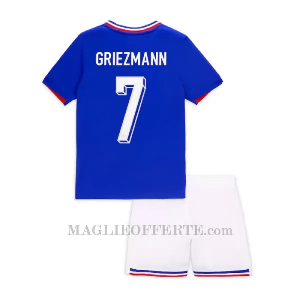 Maglia Francia Antoine Griezmann 7 Bambino Gara Home Euro 2024