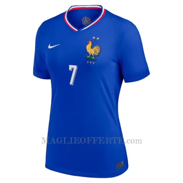 Maglia Francia Antoine Griezmann 7 Donna Gara Home Euro 2024