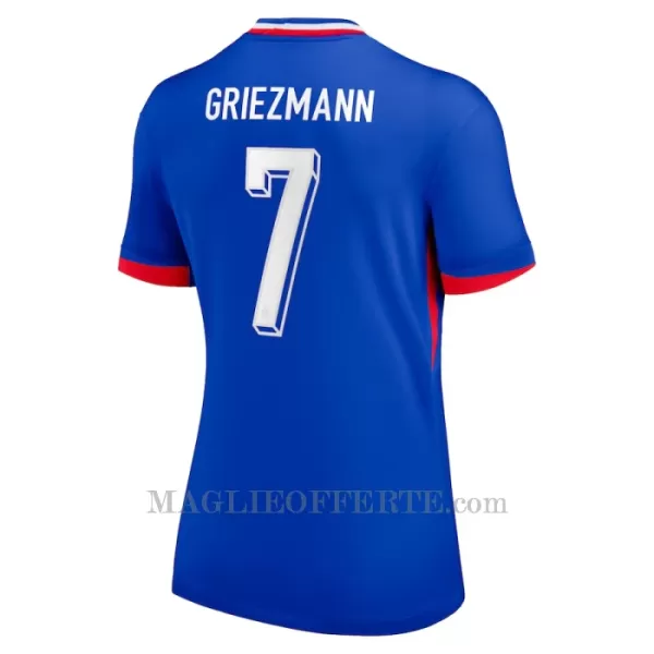 Maglia Francia Antoine Griezmann 7 Donna Gara Home Euro 2024