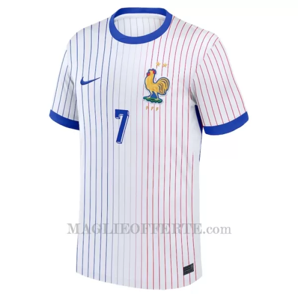 Maglia Francia Antoine Griezmann 7 Gara Away Euro 2024