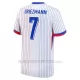 Maglia Francia Antoine Griezmann 7 Gara Away Euro 2024