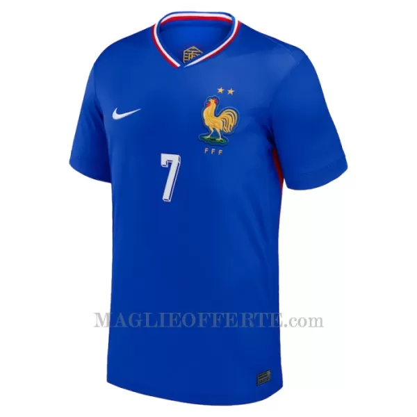 Maglia Francia Antoine Griezmann 7 Gara Home Euro 2024