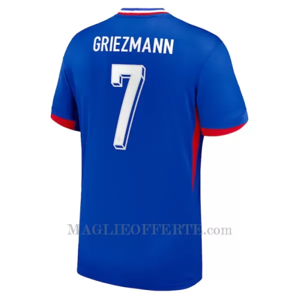 Maglia Francia Antoine Griezmann 7 Gara Home Euro 2024