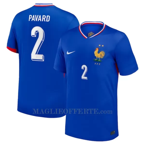 Maglia Francia Benjamin Pavard 2 Gara Home Euro 2024