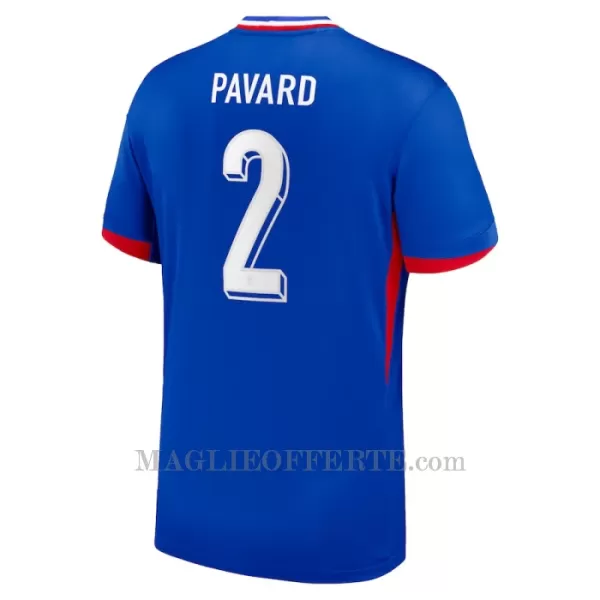 Maglia Francia Benjamin Pavard 2 Gara Home Euro 2024