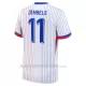 Maglia Francia Ousmane Dembélé 11 Gara Away Euro 2024