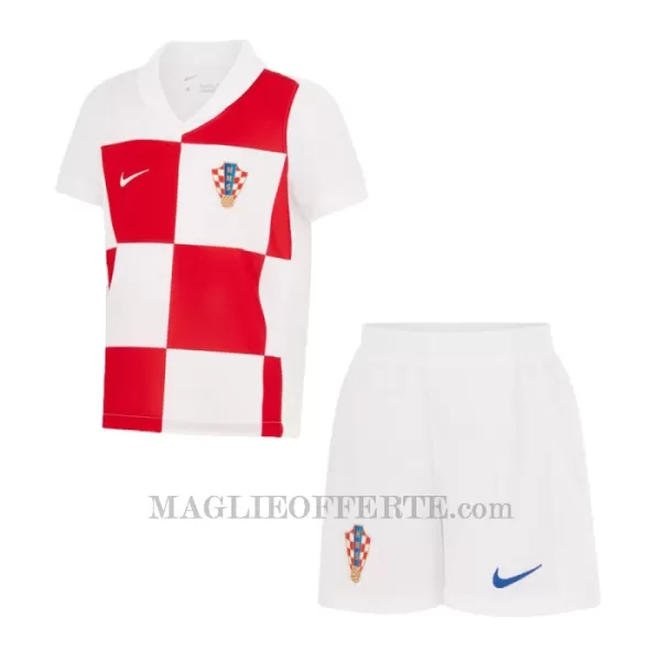 Maglia Croazia Bambino Gara Home Euro 2024