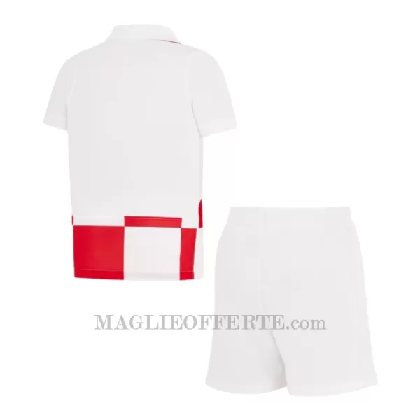 Maglia Croazia Bambino Gara Home Euro 2024