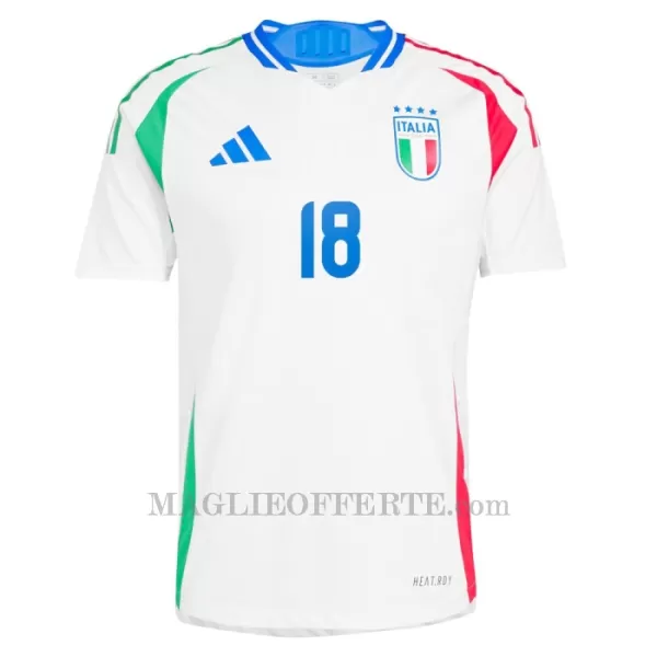 Maglia Italia Barella 18 Gara Away Euro 2024