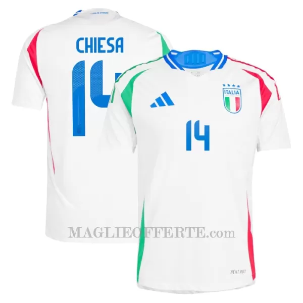 Maglia Italia Federico Chiesa 14 Gara Away Euro 2024