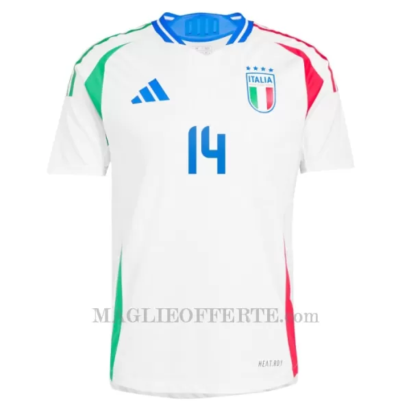 Maglia Italia Federico Chiesa 14 Gara Away Euro 2024