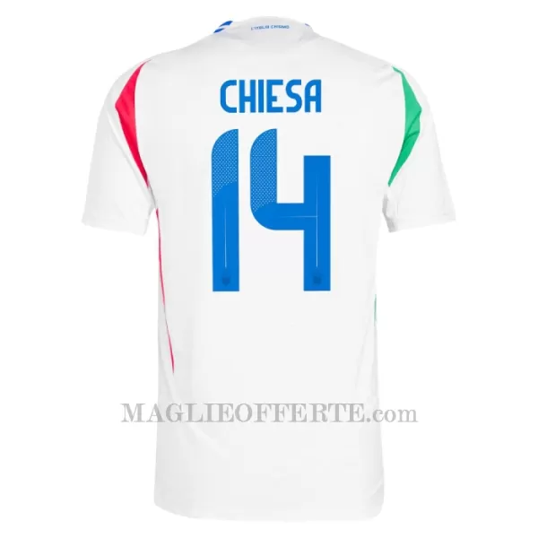 Maglia Italia Federico Chiesa 14 Gara Away Euro 2024