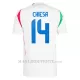 Maglia Italia Federico Chiesa 14 Gara Away Euro 2024