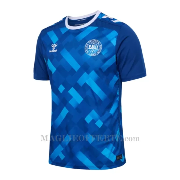 Maglia Portiere Danimarca Euro 2024 Blu