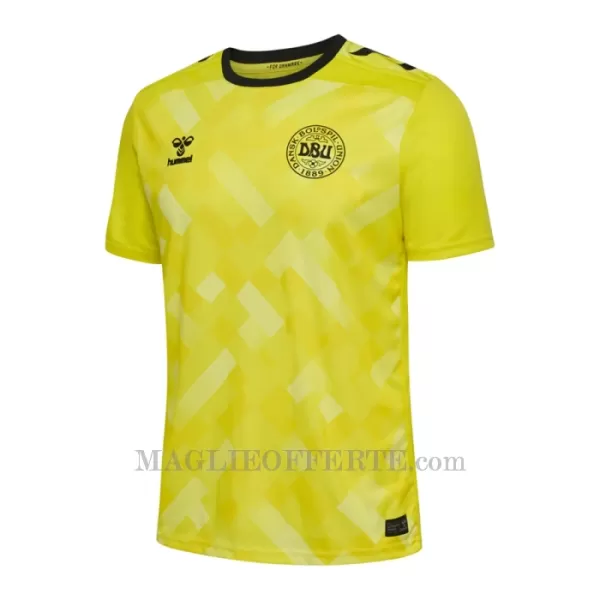 Maglia Portiere Danimarca Euro 2024 Giallo