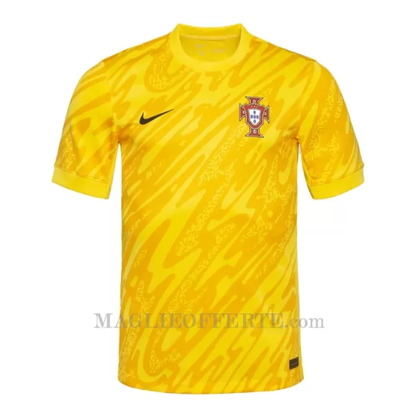 Maglia Portiere Portogallo Euro 2024 Giallo