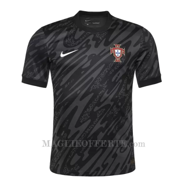 Maglia Portiere Portogallo Euro 2024 Nero