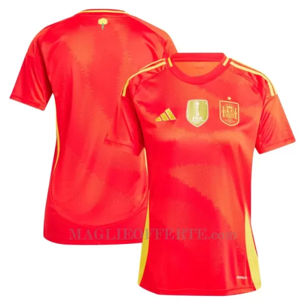 Maglia Spagna Donna Gara Home Euro 2024