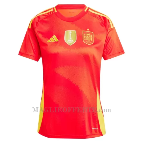 Maglia Spagna Donna Gara Home Euro 2024