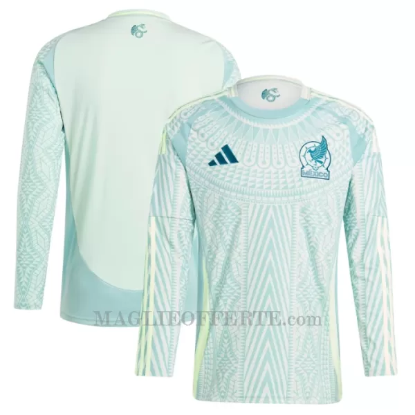 Maglia Messico Gara Away 2024 Maniche Lunghe