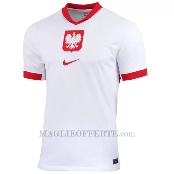 Maglia Polonia Gara Home Euro 2024