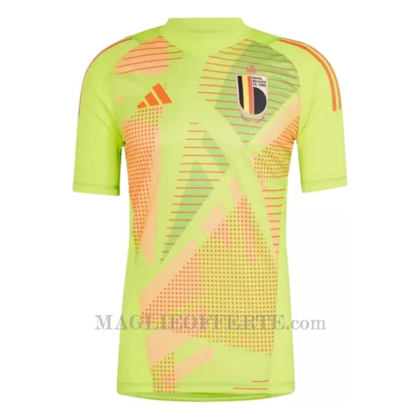 Maglia Portiere Belgio Euro 2024 Giallo