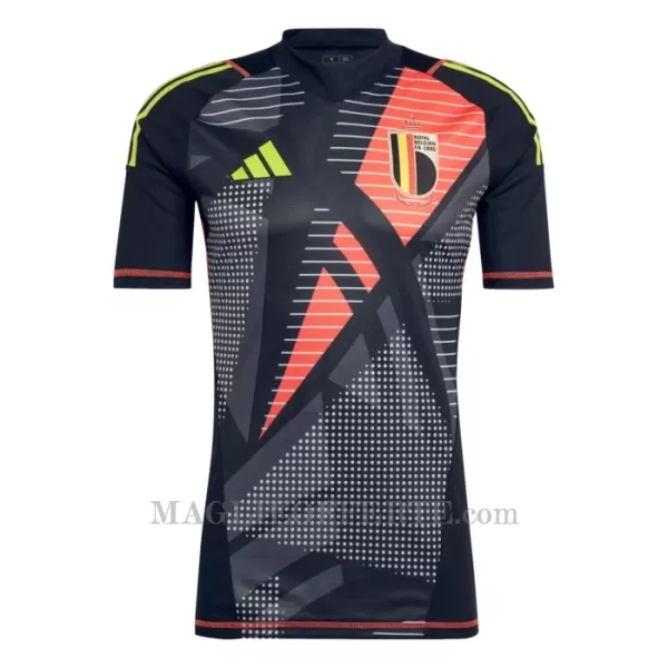 Maglia Portiere Belgio Euro 2024 Nero