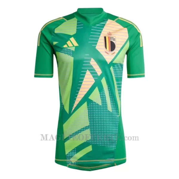 Maglia Portiere Belgio Euro 2024 Verde