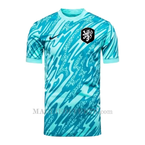 Maglia Portiere Paesi Bassi Euro 2024 Blu