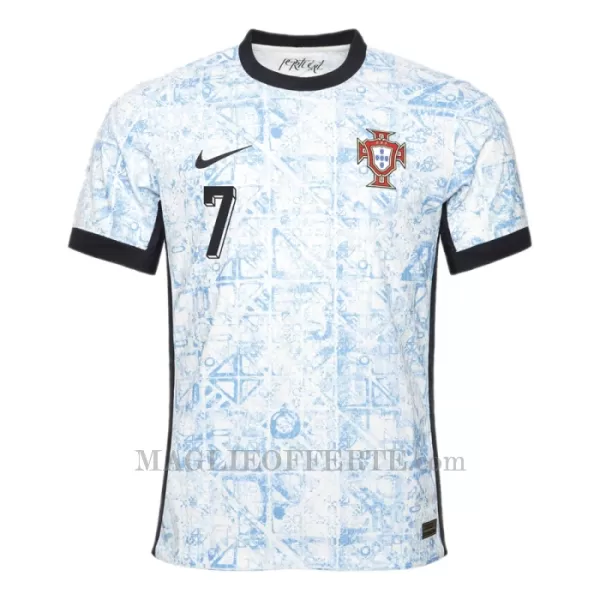 Maglia Portogallo Cristiano Ronaldo 7 Bambino Gara Away Euro 2024