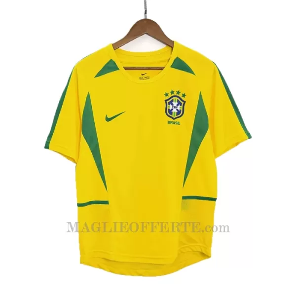 Maglia Brasile 2002-2003 Gara Home Retro