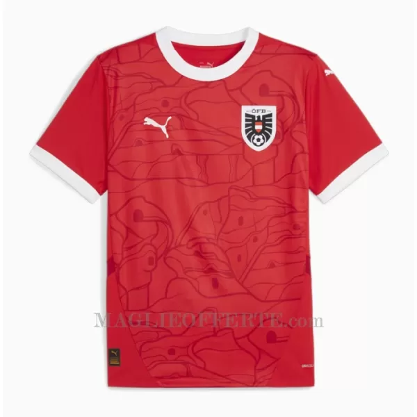 Maglia Austria Bambino Gara Home Euro 2024