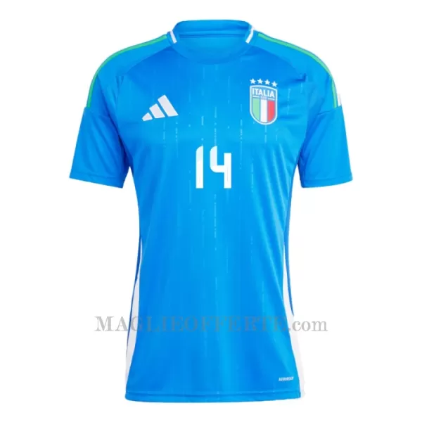 Maglia Italia Federico Chiesa 14 Gara Home Euro 2024