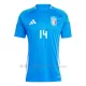 Maglia Italia Federico Chiesa 14 Gara Home Euro 2024