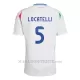 Maglia Italia Manuel Locatelli 5 Gara Away Euro 2024