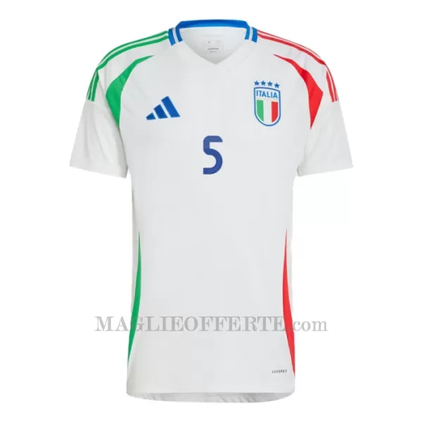 Maglia Italia Manuel Locatelli 5 Gara Away Euro 2024